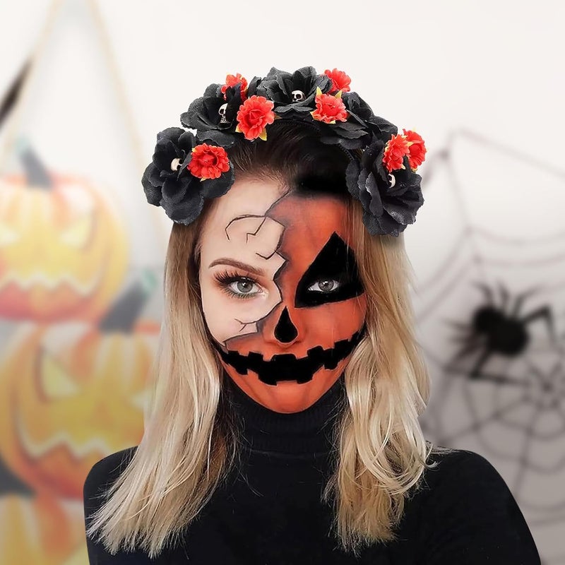 Gintison Halloween Headband, Cosplay Costume Hair Accessories Supplies Day of The Dead - Image 2